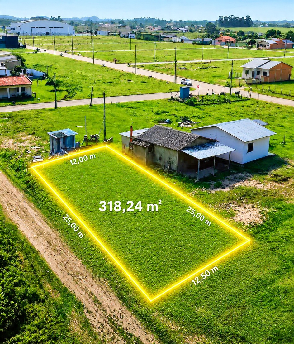 TERRENO BAIRRO GOLFINHO- BALN.ARROIO DO SILVA